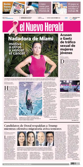 Cover of El Nuevo Herald