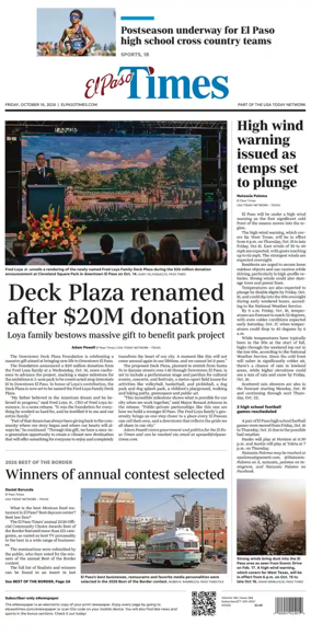 Cover of El Paso Times