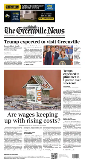 Cover of The Greenville News