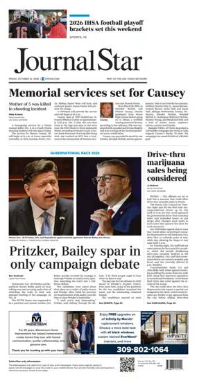 Cover of Journal Star (Peoria)