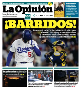 Cover of La Opinion
