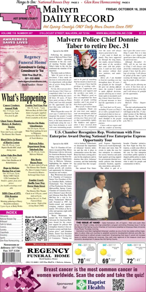 Cover of Malvern Daily Record