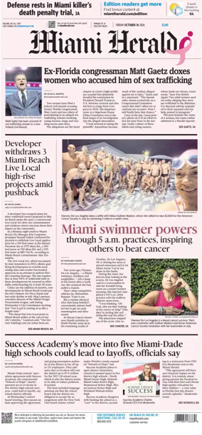 Cover of Miami Herald