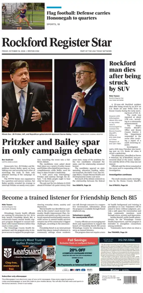 Cover of Rockford Register Star