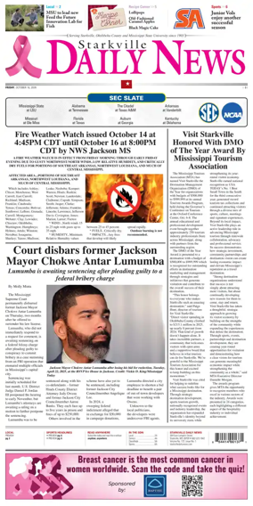 Cover of Starkville Daily News