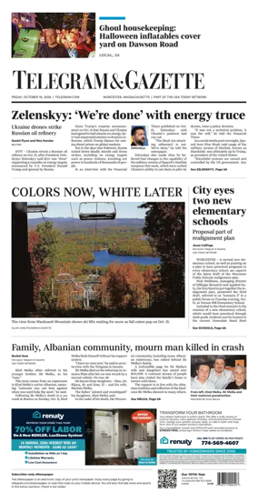 Cover of Telegram & Gazette