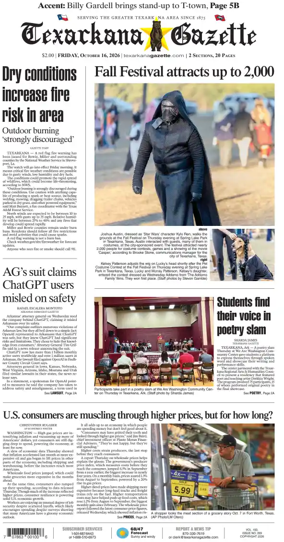 Cover of Texarkana Gazette