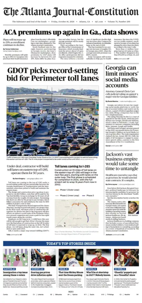 Cover of The Atlanta Journal-Constitution