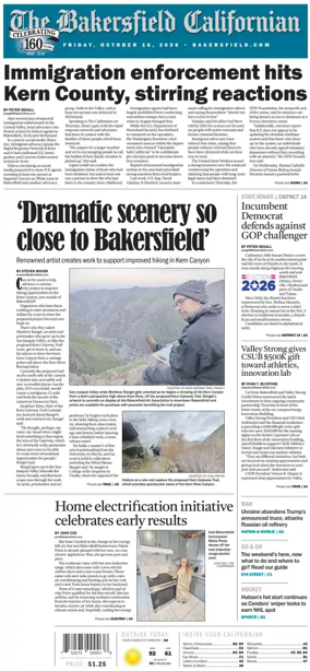 Cover of The Bakersfield Californian