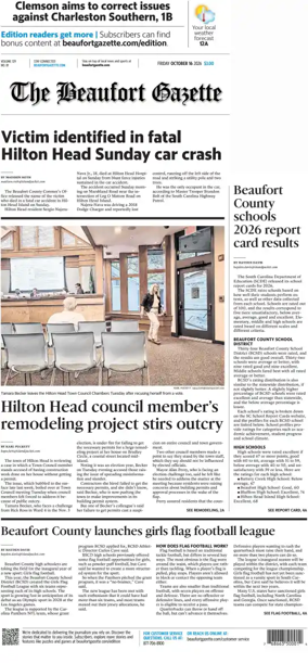Cover of The Beaufort Gazette