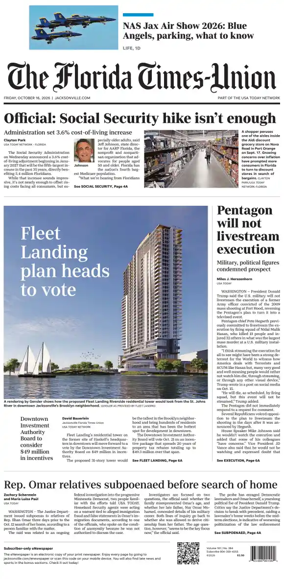 Cover of The Florida Times-Union
