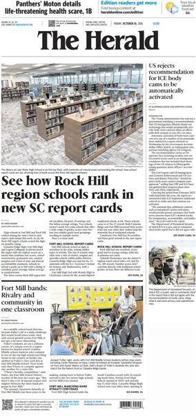 Cover of The Herald (Rock Hill)