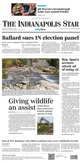 Cover of The Indianapolis Star