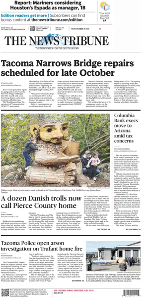 Cover of The News Tribune