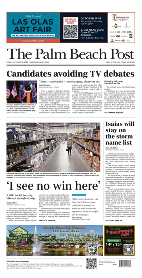 Cover of The Palm Beach Post