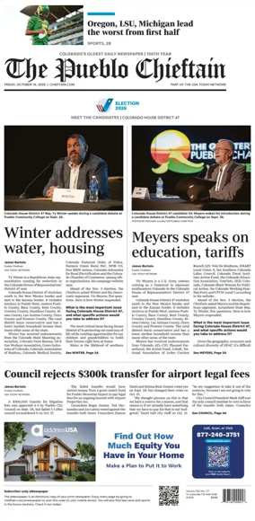 Cover of The Pueblo Chieftain