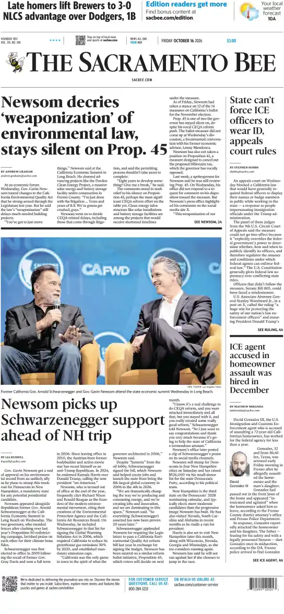 Cover of The Sacramento Bee