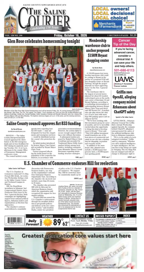 Cover of The Saline Courier