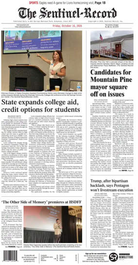 Cover of The Sentinel-Record