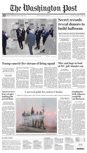 Cover of The Washington Post