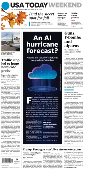 Cover of USA TODAY US Edition