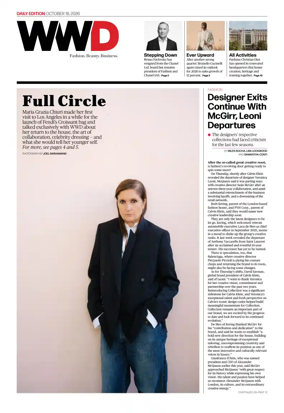 Cover of WWD Digital Daily