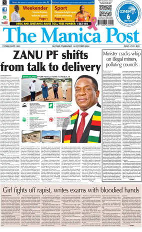 Cover of The Manica Post