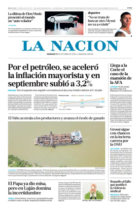 Cover of La Nacion