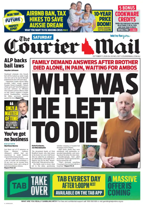 Cover of The Courier-Mail