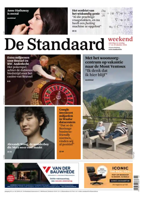Cover of De Standaard
