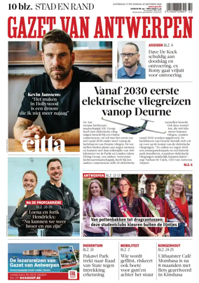 Cover of Gazet van Antwerpen Stad en Rand