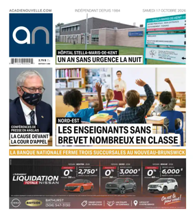Cover of Acadie Nouvelle