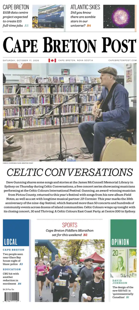 Cover of Cape Breton Post