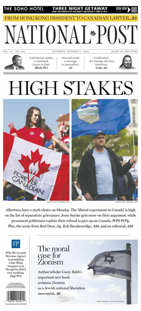 Cover of National Post - (Latest Edition)