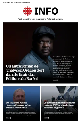 Cover of Radio-Canada Info