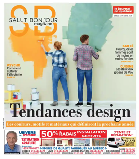 Cover of Le Journal de Quebec - Salut Bonjour Magazine