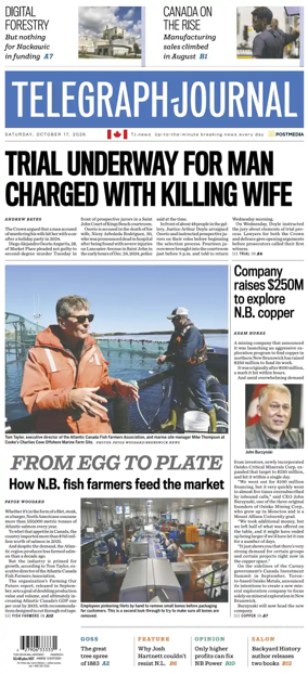 Cover of Telegraph-Journal