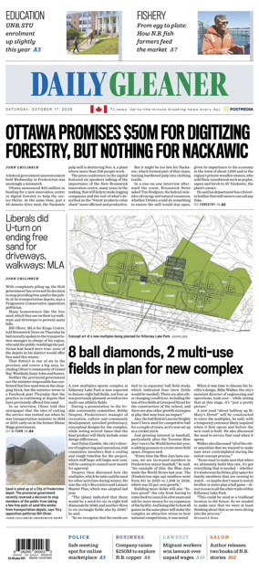 Cover of The Daily Gleaner