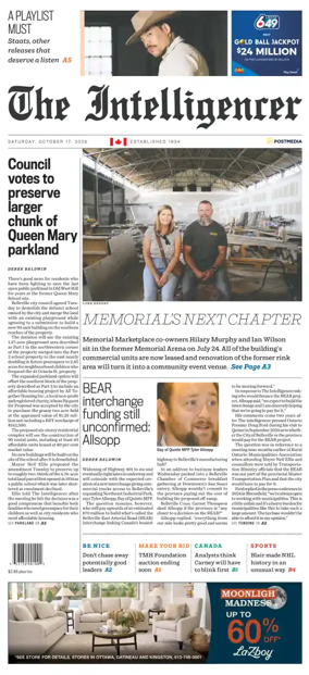 Cover of The Intelligencer (Belleville)
