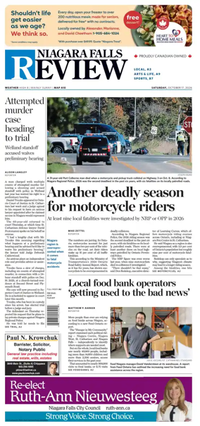 Cover of The Niagara Falls Review