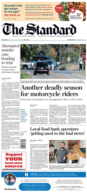 Cover of The Standard (St. Catharines)