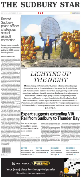 Cover of The Sudbury Star