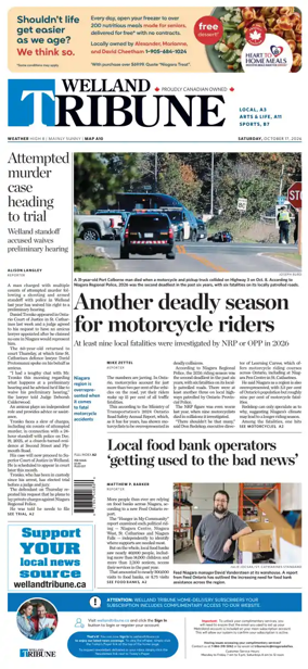 Cover of The Welland Tribune