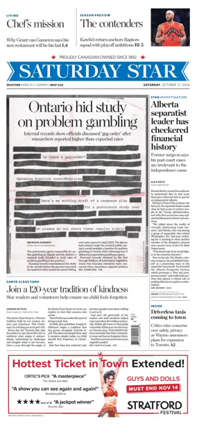 Cover of Toronto Star
