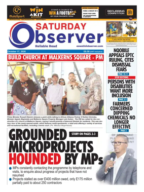 Cover of Saturday Observer (Eswatini)
