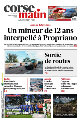 Cover of Corse Matin