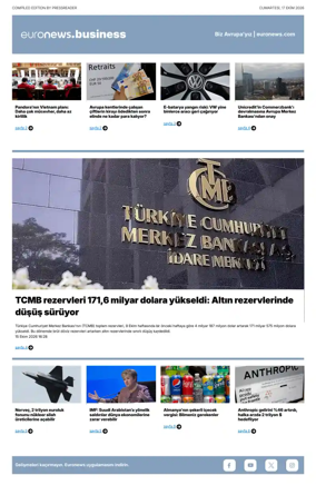 Cover of Euronews Business (Turkish) Compiled Editions