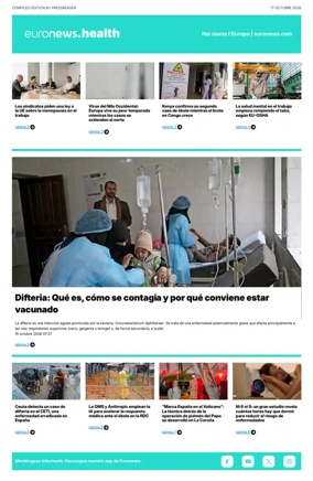 Cover of Euronews Health (Spanish) Compiled Edition