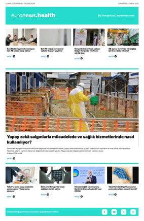 Cover of Euronews Health (Turkish) Compiled Edition