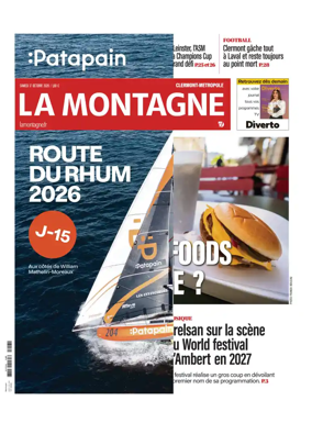 Cover of La Montagne (Clermont-Metropole)